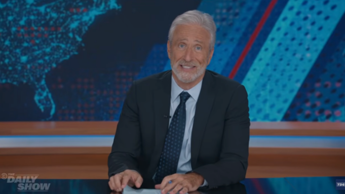 Jon Stewart Jokes Skydance Has ‘Pulled